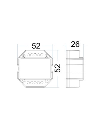 PASTILLA TRIAC  S1-B(WT) PULSADOR + RF + TUYA